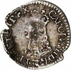 1 Penny - Charles II 1st hammered issue; No mintmark obverse