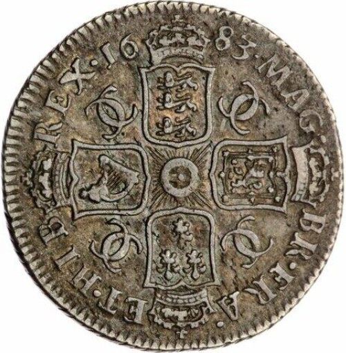 1 Shilling - Charles II 4th milled bust