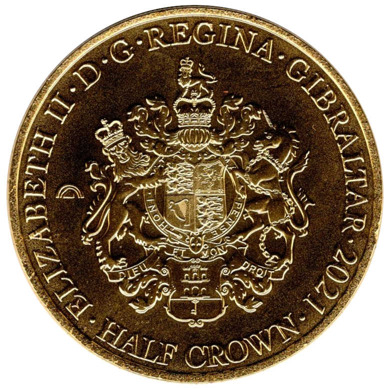 Gibraltar ½ Crown - Elizabeth II Diana - The People's Princess; Humanium Metal obverse