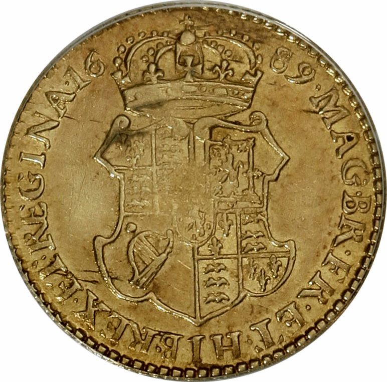 ½ Guinea - William and Mary 1st busts