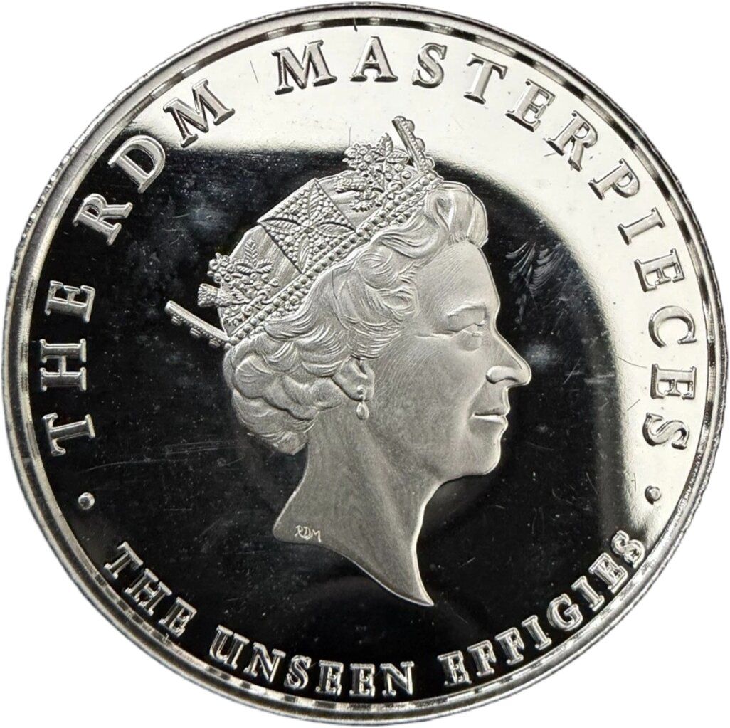 Gibraltar 1 Sovereign - Charles III The RDM Masterpieces - 1990 Portrait; Silver