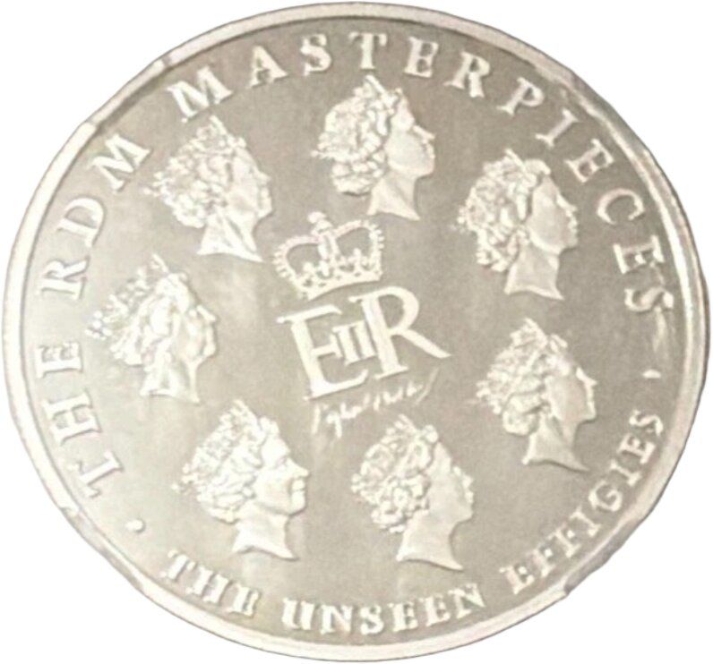 Gibraltar 1 Crown - Charles III The RDM Masterpieces - Unseen Effigies; Silver reverse