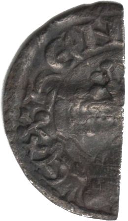 ½ Penny - Henry III Short Cross type; class 7a obverse