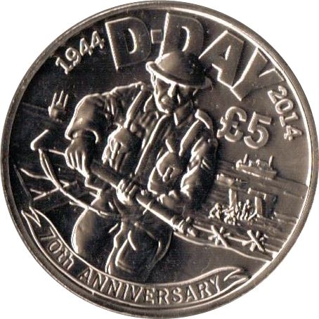 Jersey 5 Pounds - Elizabeth II D-Day