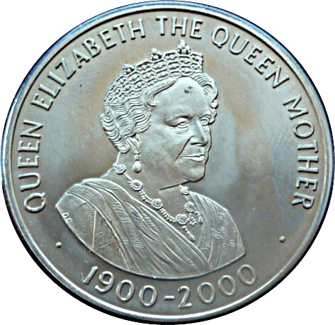 Saint Helena 50 Pence - Elizabeth II Queen Mother