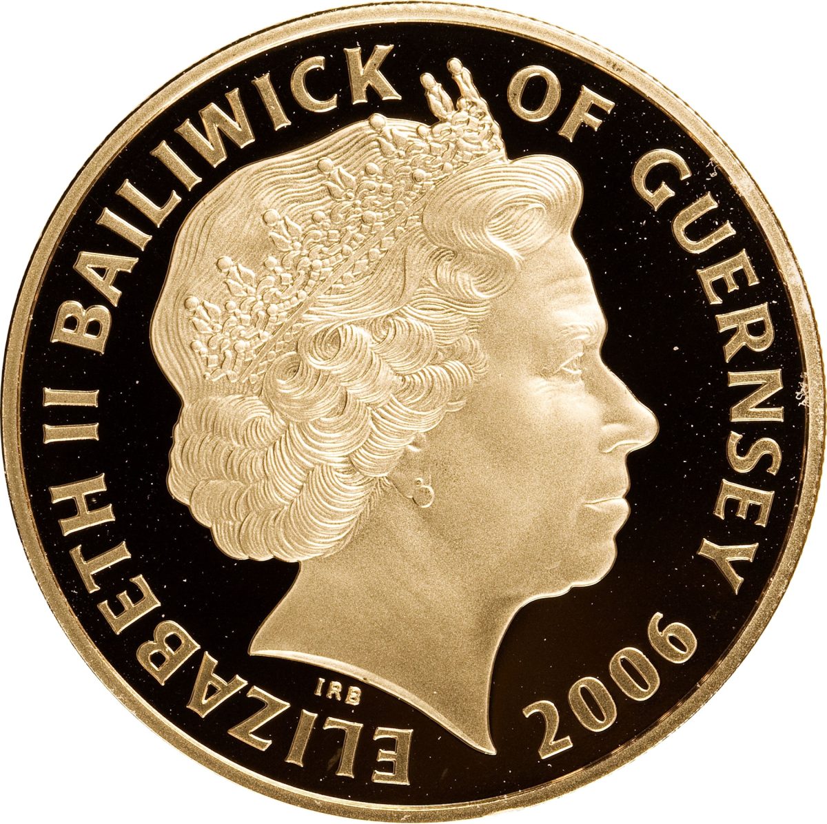 Guernsey 5 Pounds - Elizabeth II 80th Birthday obverse