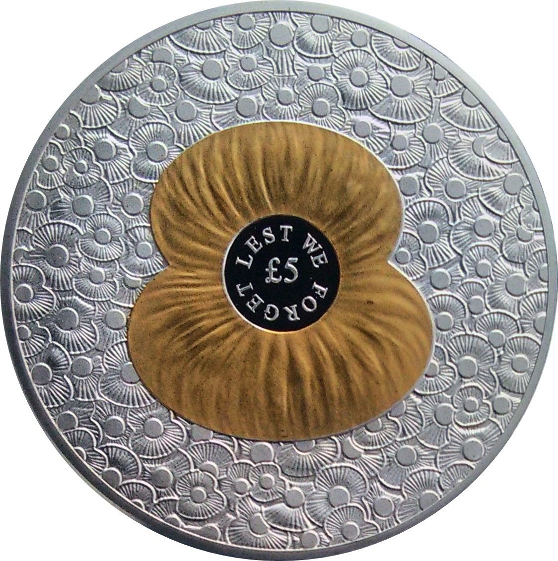 Jersey 5 Pounds - Elizabeth II Remembrance Day