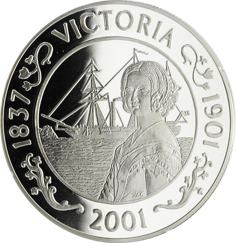 Saint Helena 50 Pence - Elizabeth II Victoria