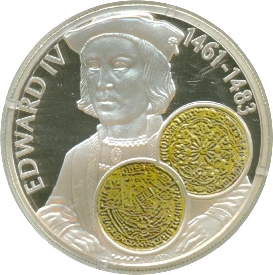 Falkland Islands 50 Pence - Elizabeth II Edward IV gold Rose Ryal