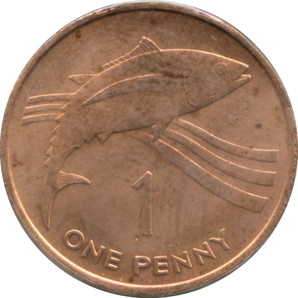 Saint Helena and Ascension 1 Penny - Elizabeth II 2nd portrait reverse