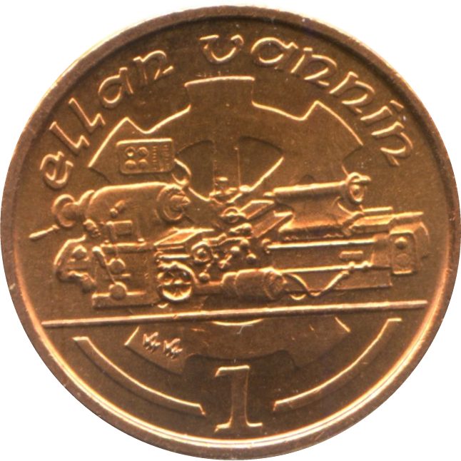 Isle of Man 1 Penny - Elizabeth II Precision Tools; non-magnetic