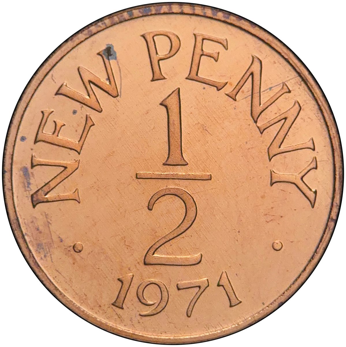 Guernsey ½ New Penny - Elizabeth II