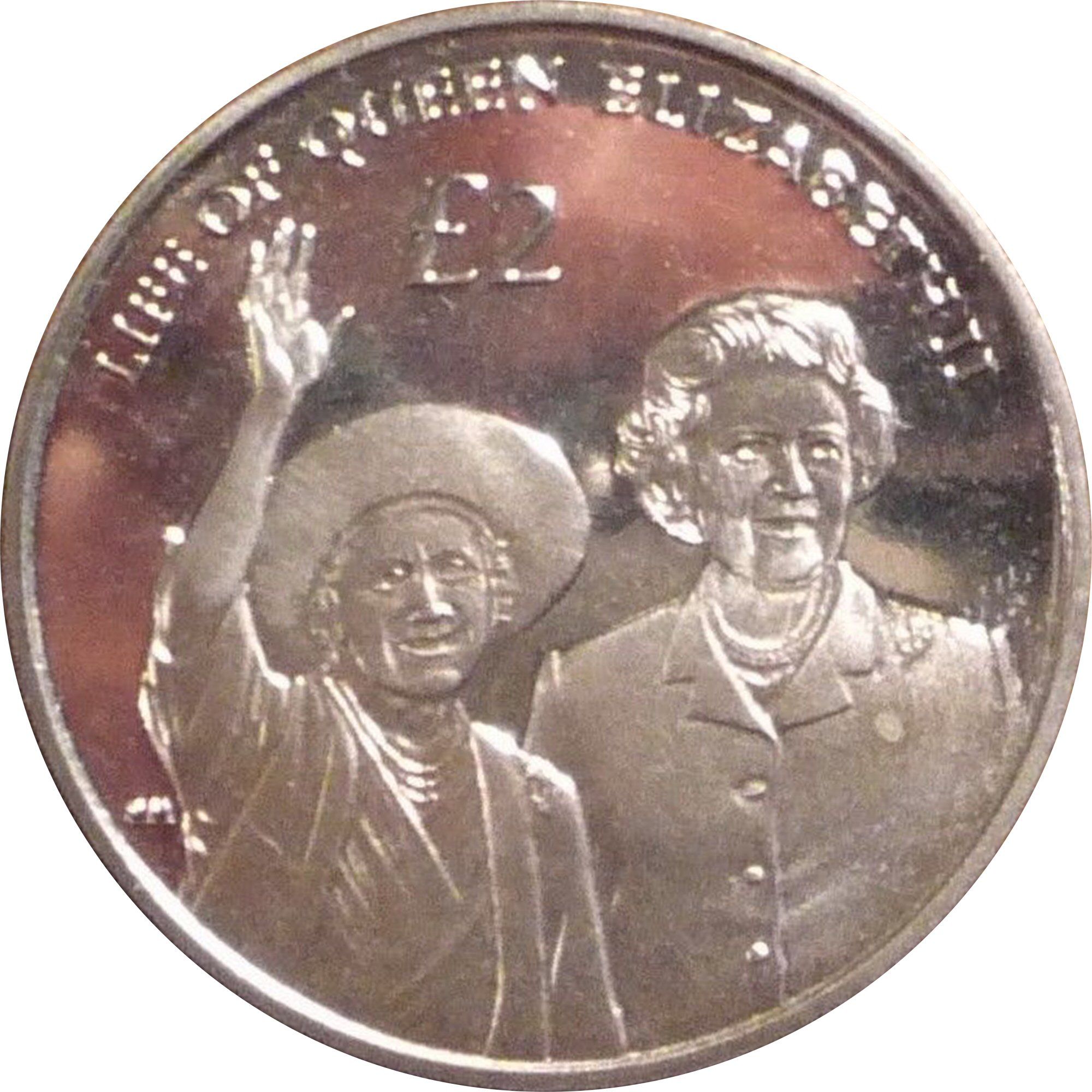 British Indian Ocean Territory 2 Pounds - Elizabeth II The Queen Mother
