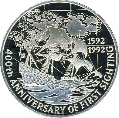 Falkland Islands 5 Pounds - Elizabeth II First Sighting
