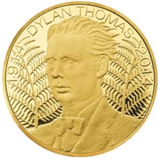 Alderney 1 Pound - Elizabeth II Dylan Thomas reverse