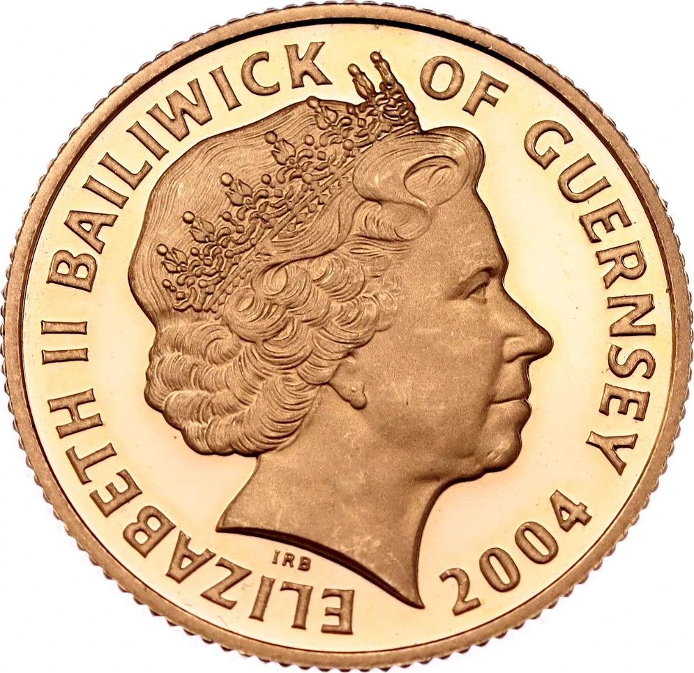 Guernsey 25 Pounds - Elizabeth II D-Day obverse