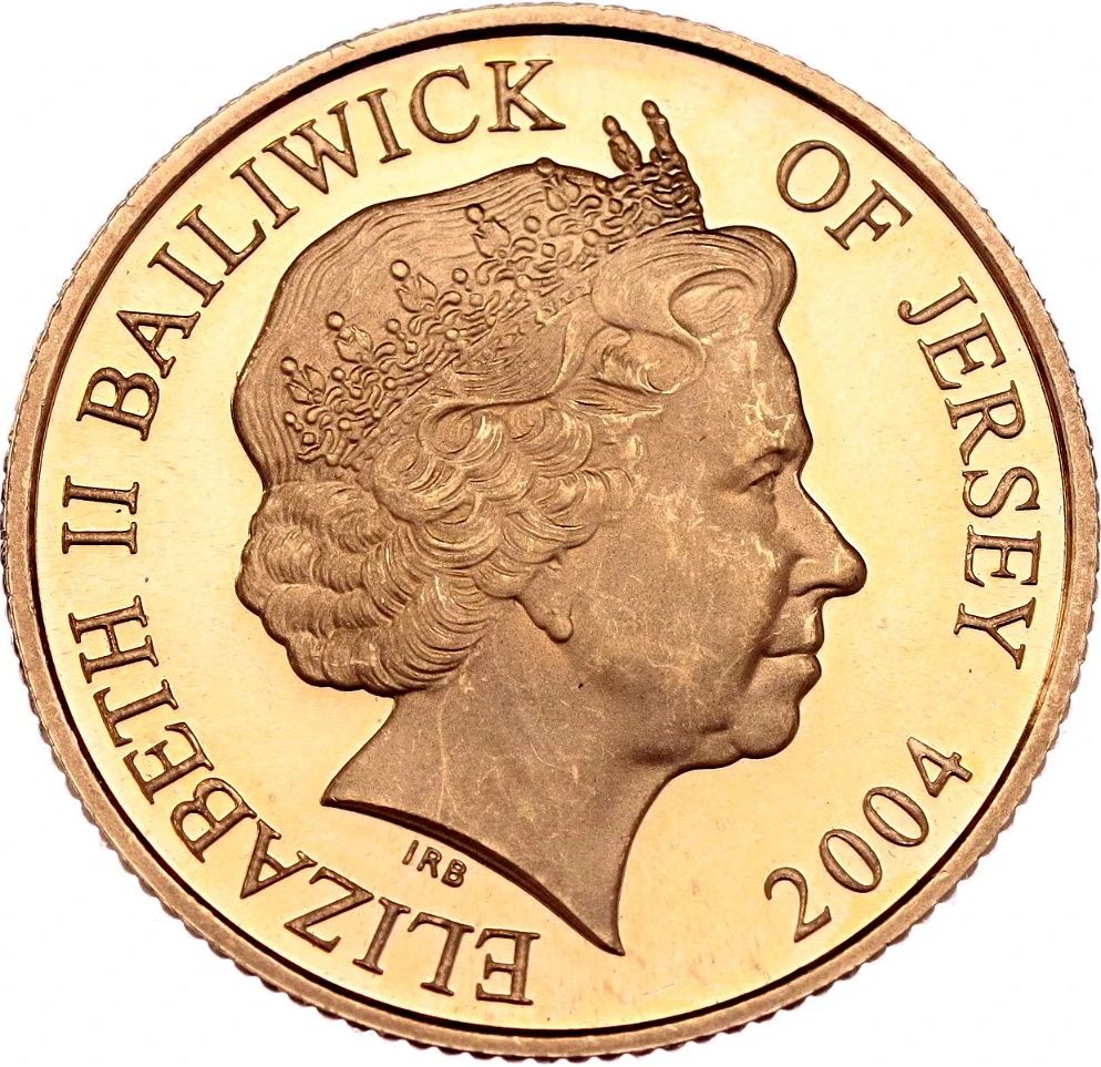 Jersey 25 Pounds - Elizabeth II D-Day obverse