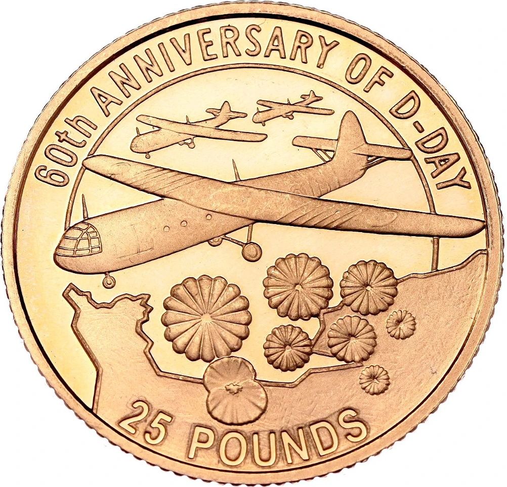Jersey 25 Pounds - Elizabeth II D-Day