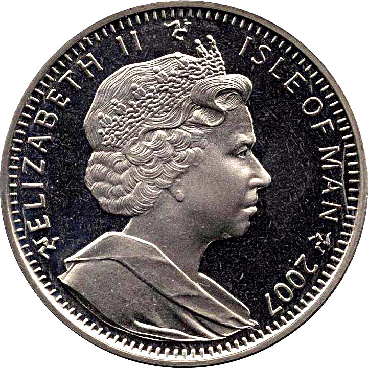 Isle of Man 1 Crown - Elizabeth II Scouting obverse