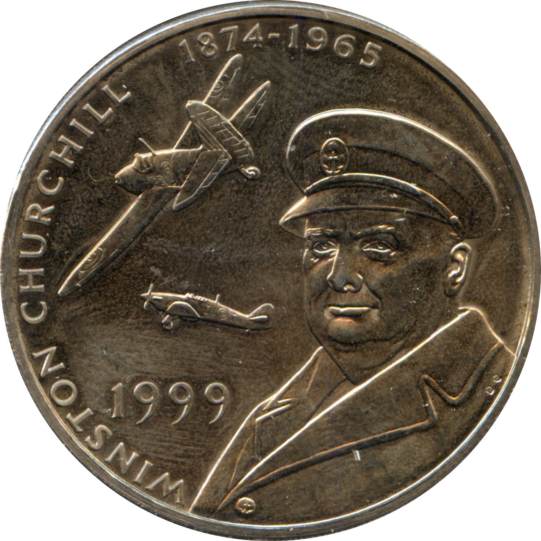 Tristan da Cunha 50 Pence - Elizabeth II Winston Churchill