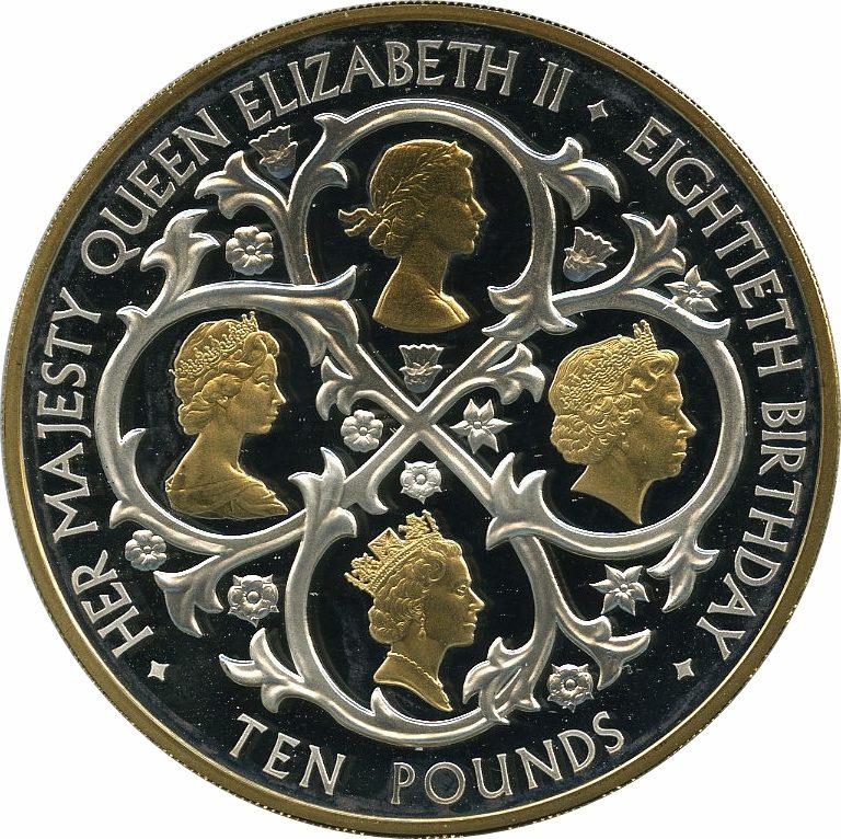 Alderney 10 Pounds - Elizabeth II Queen Elizabeth II Birthday