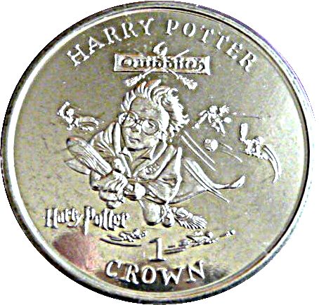 Isle of Man 1 Crown - Elizabeth II First Quidditch Match