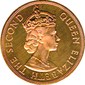 Jersey 1/12 Shilling - Elizabeth II Charles II; Proof mule obverse