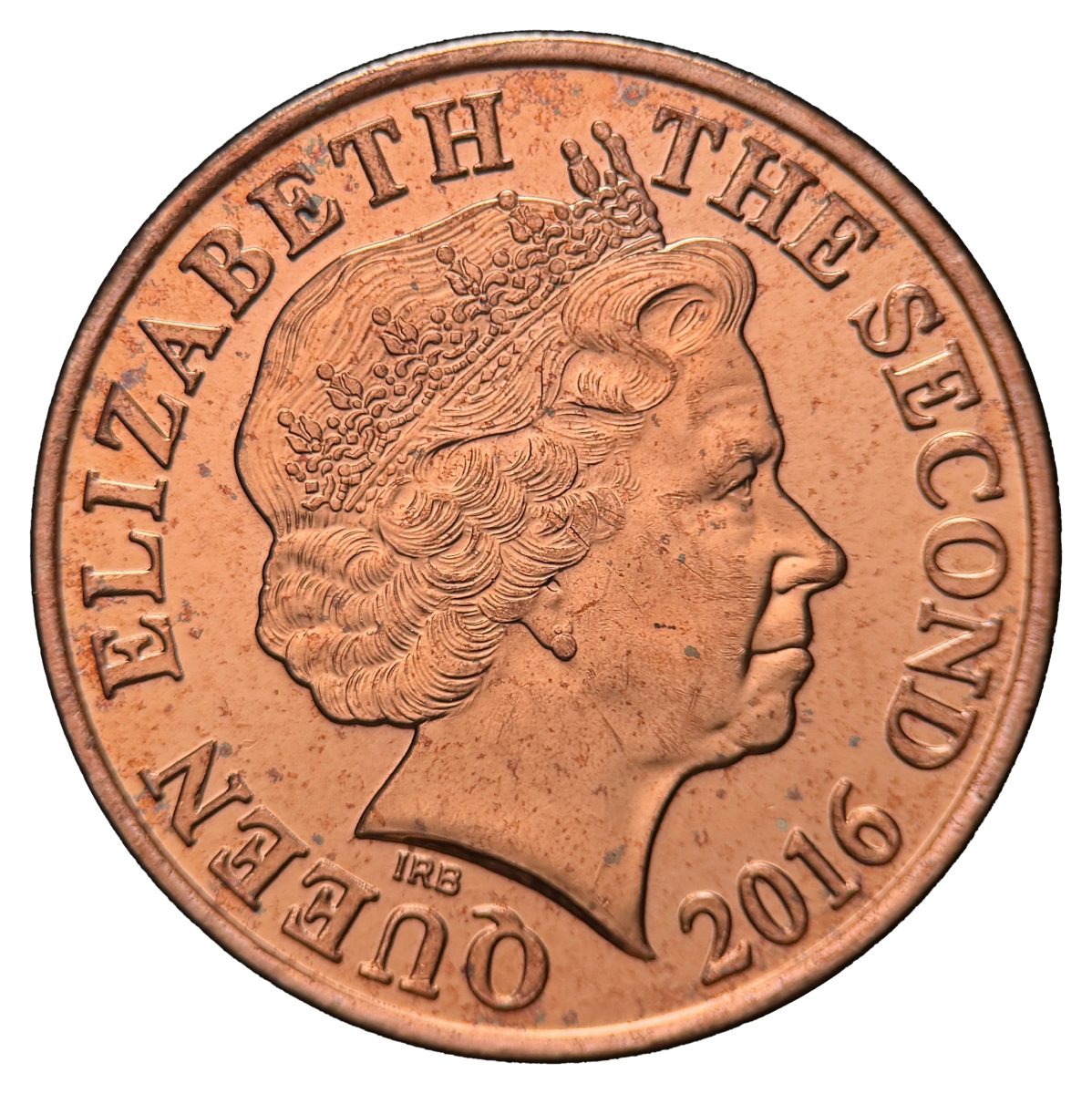 Jersey 1 Penny - Elizabeth II 4th portrait obverse