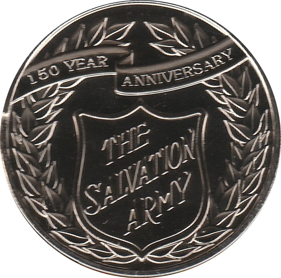 Alderney 5 Pounds - Elizabeth II Salvation Army reverse