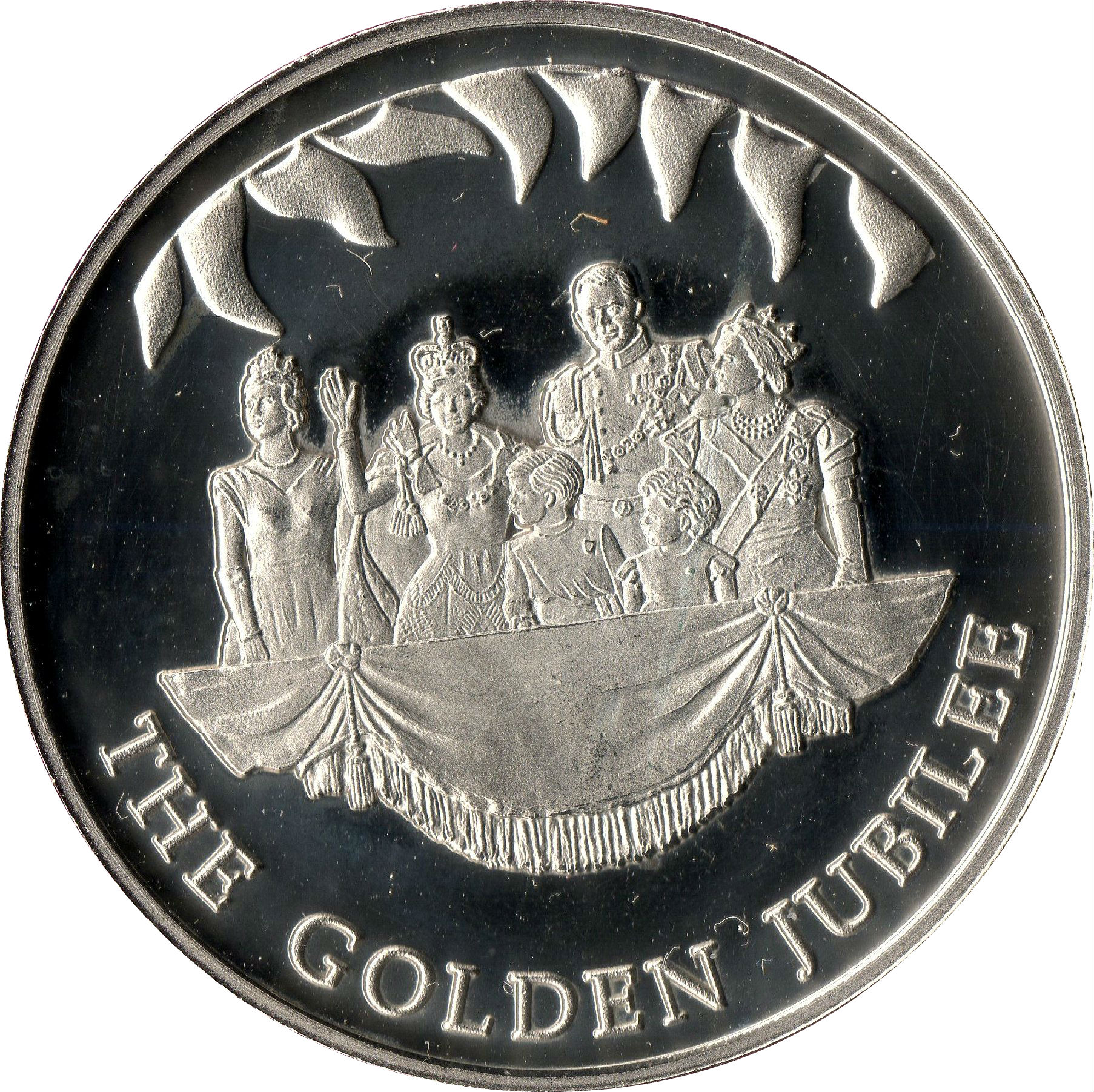 Falkland Islands 50 Pence - Elizabeth II Royal Family reverse