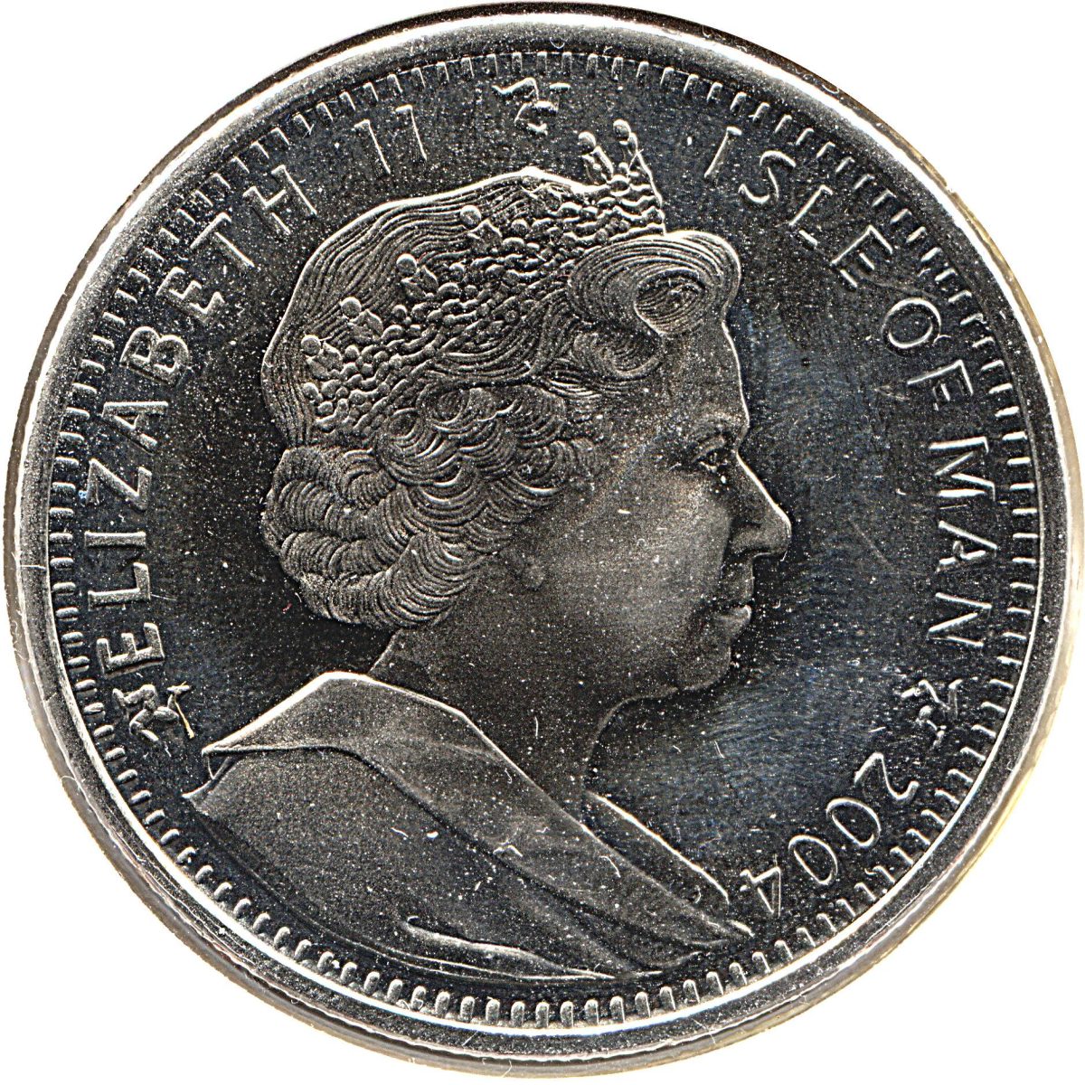Isle of Man 1 Crown - Elizabeth II D-Day obverse
