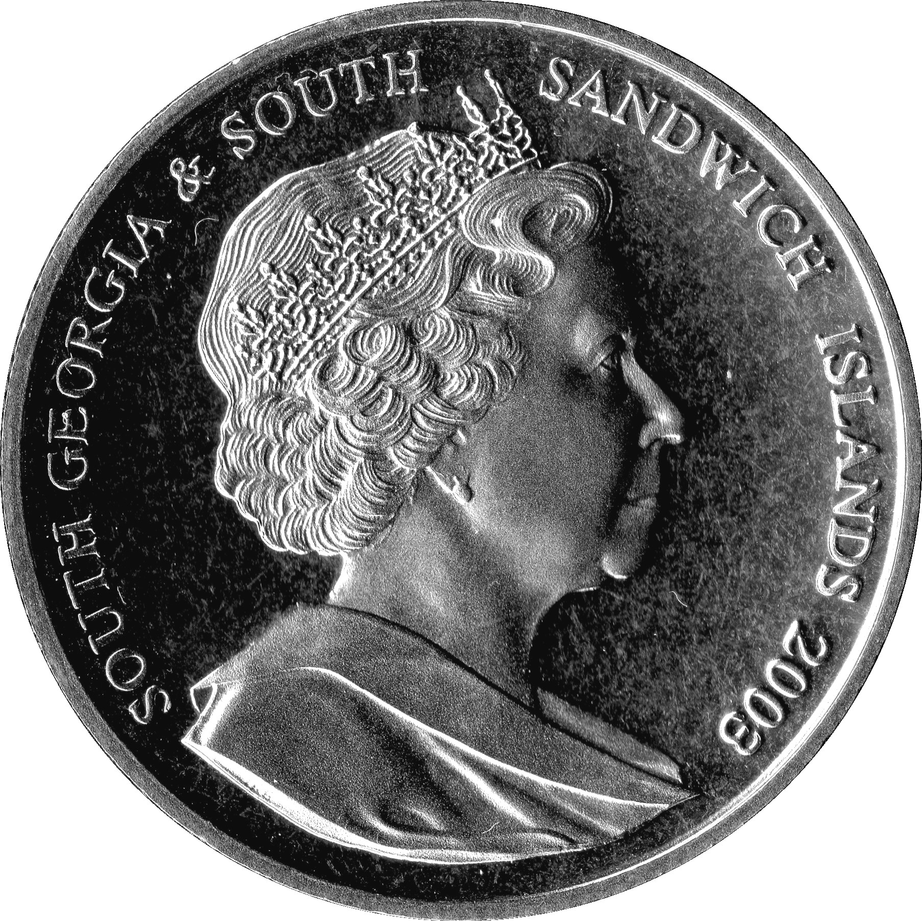 South Georgia and the South Sandwich Islands 2 Pounds - Elizabeth II Prince William obverse