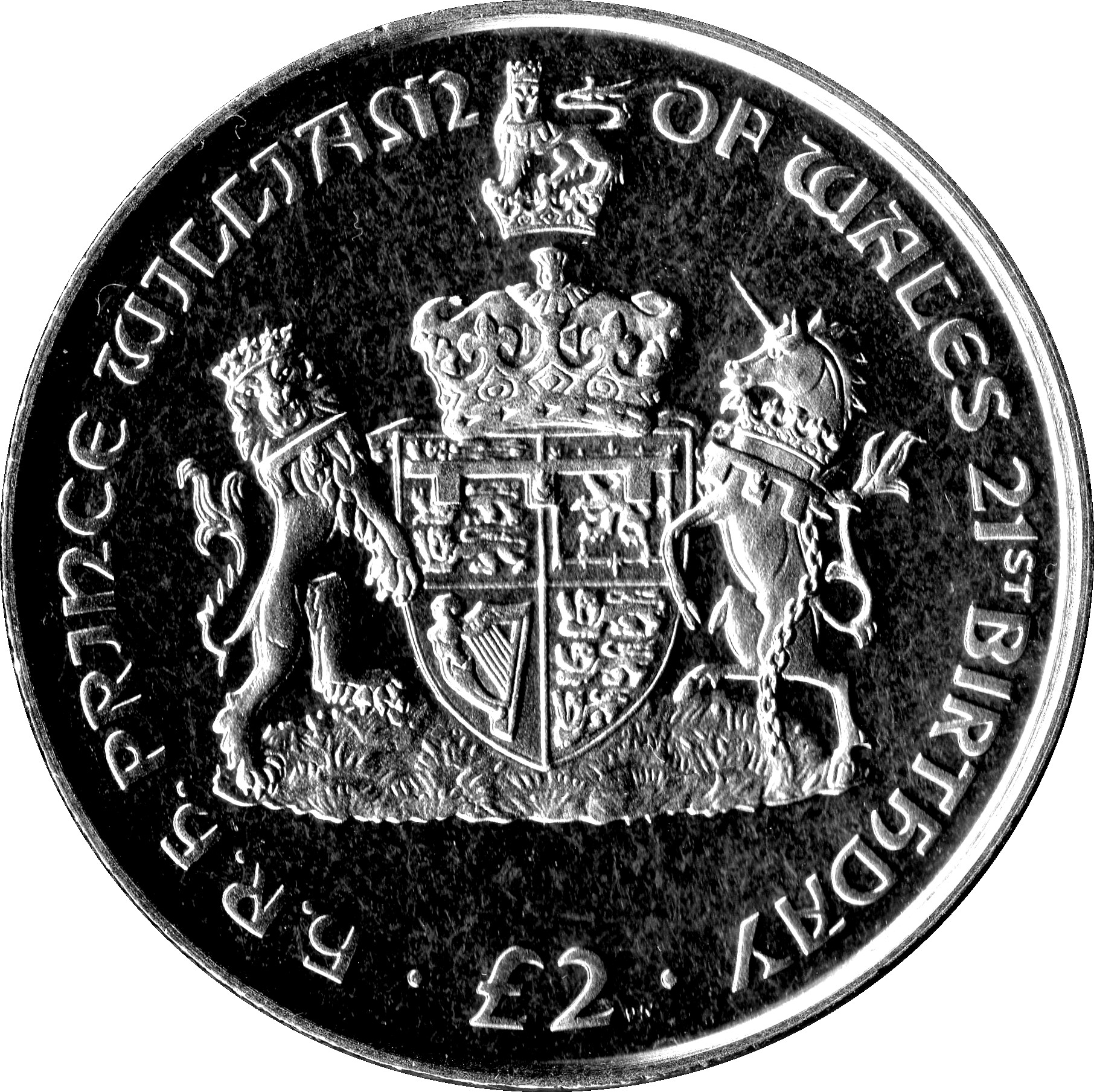 South Georgia and the South Sandwich Islands 2 Pounds - Elizabeth II Prince William