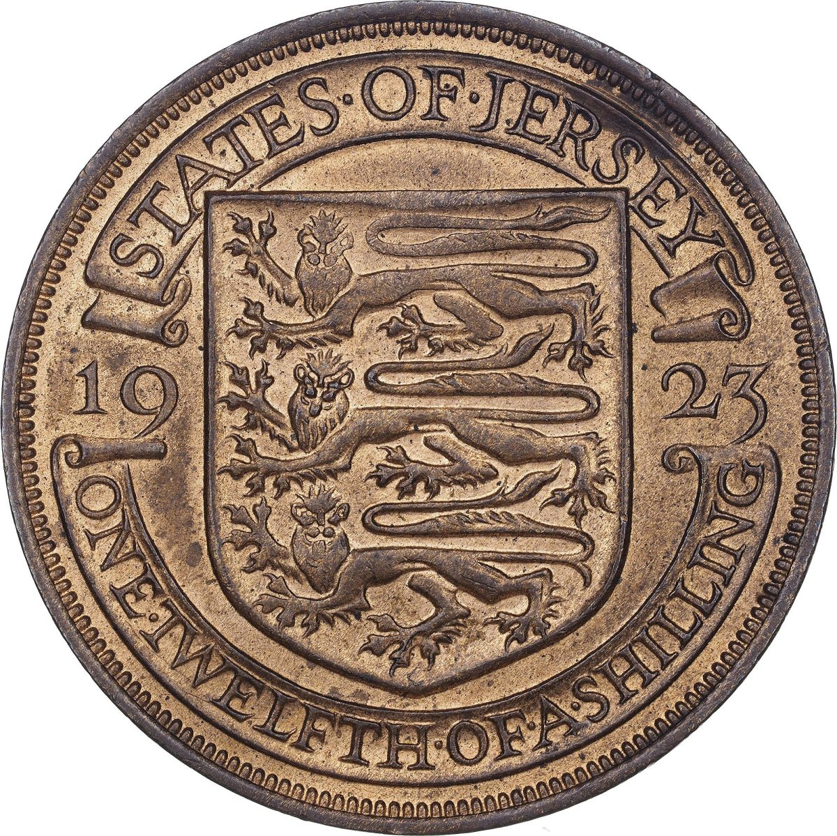 Jersey 1/12 Shilling - George V