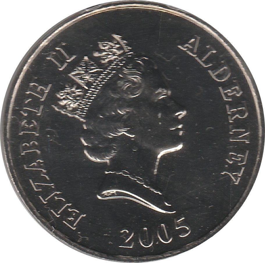 Alderney 5 Pounds - Elizabeth II Prince Henry obverse