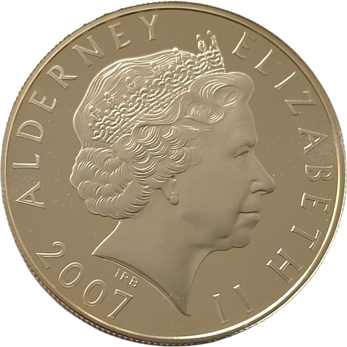Alderney 5 Pounds - Elizabeth II Elizabeth I obverse