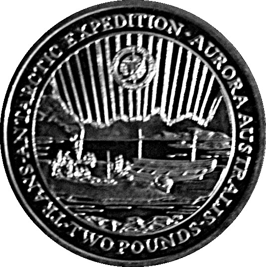South Georgia and the South Sandwich Islands 2 Pounds - Elizabeth II Trans-Antarctic Expedition reverse