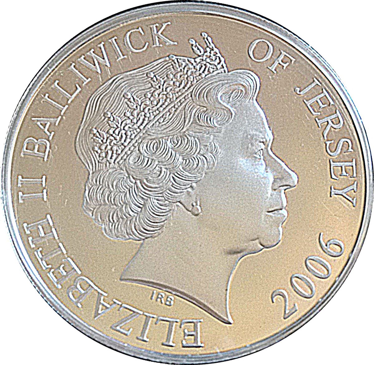 Jersey 5 Pounds - Elizabeth II Eric James Nicolson obverse