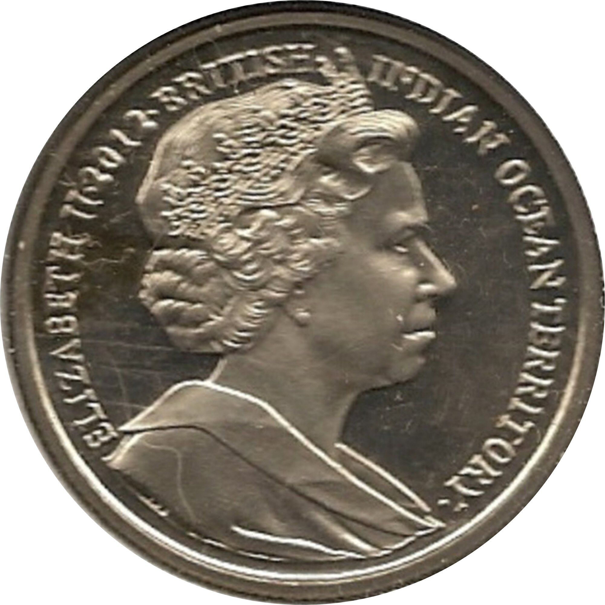 British Indian Ocean Territory 2 Pounds - Elizabeth II Diamond Jubilee obverse
