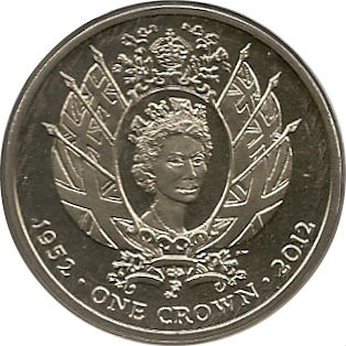 Falkland Islands 1 Crown - Elizabeth II Diamond Jubilee