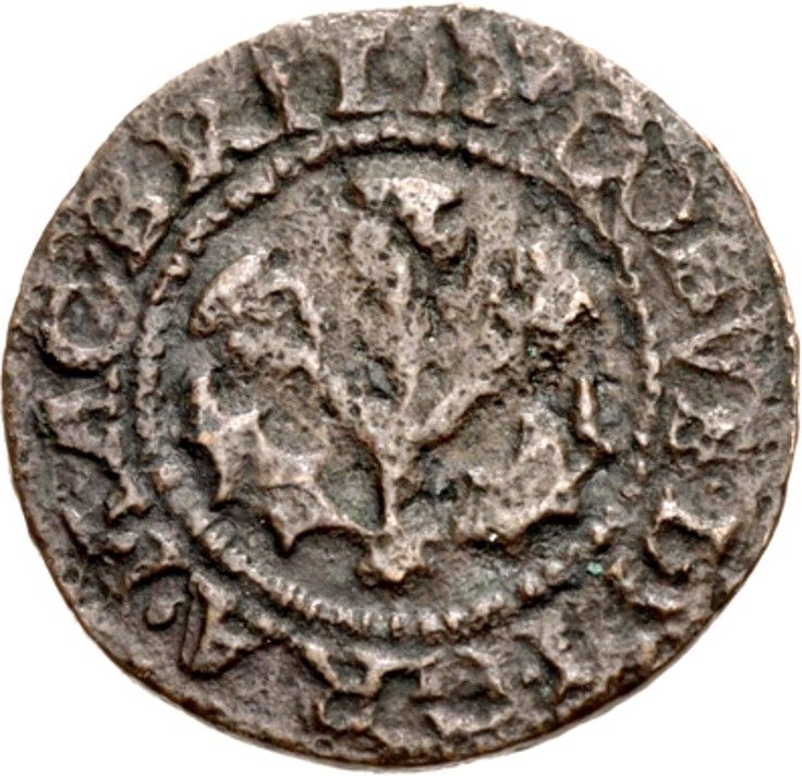 Scotland 1 Penny - James VI Issue of 1614 obverse