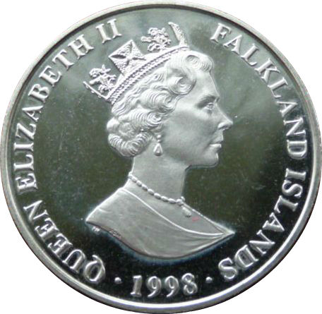 Falkland Islands 2 Pounds - Elizabeth II Flying Doctor Service obverse