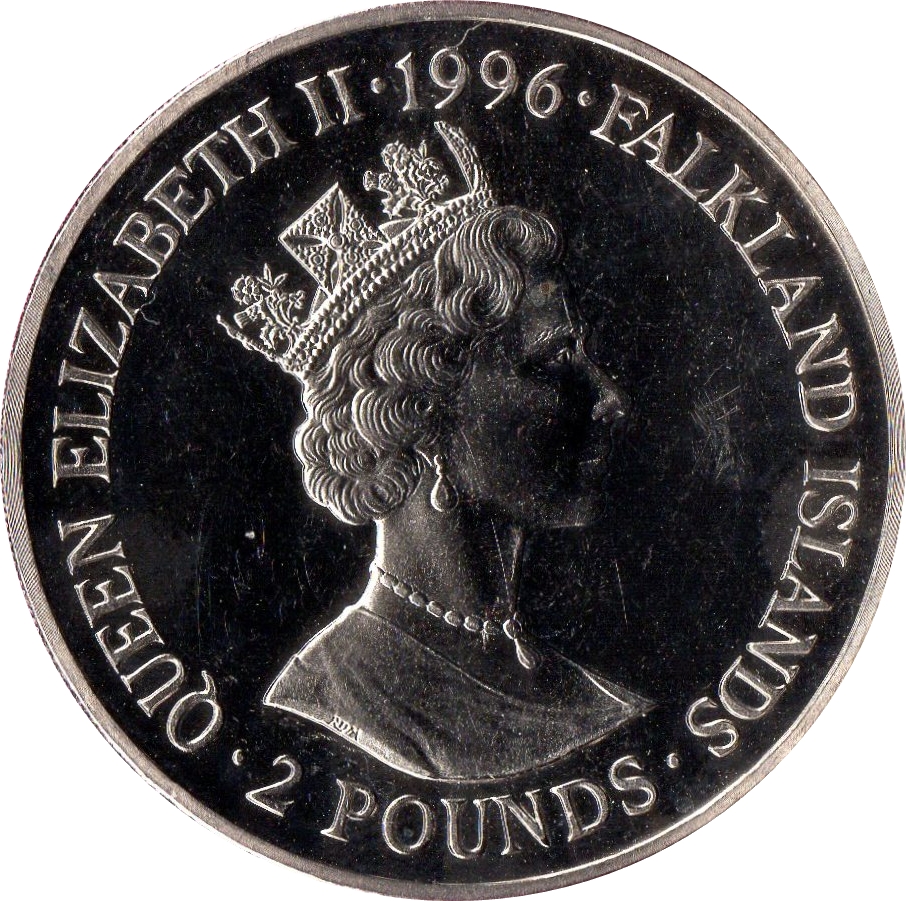 Falkland Islands 2 Pounds - Elizabeth II Henry VIII obverse