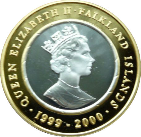 Falkland Islands 2 Pounds - Elizabeth II Wildlife of the Falkland Islands obverse