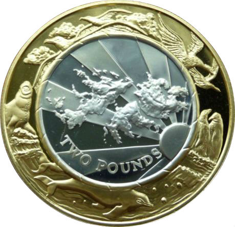 Falkland Islands 2 Pounds - Elizabeth II Wildlife of the Falkland Islands