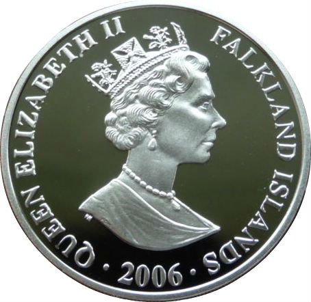 Falkland Islands 1 Crown - Elizabeth II Isambard Kingdom Brunel obverse