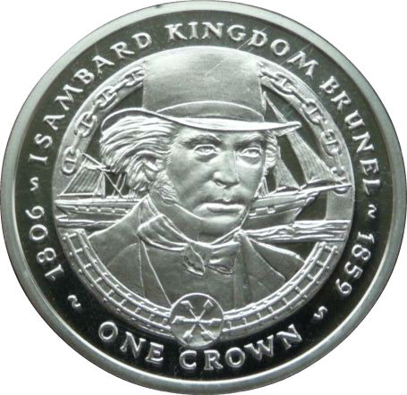 Falkland Islands 1 Crown - Elizabeth II Isambard Kingdom Brunel