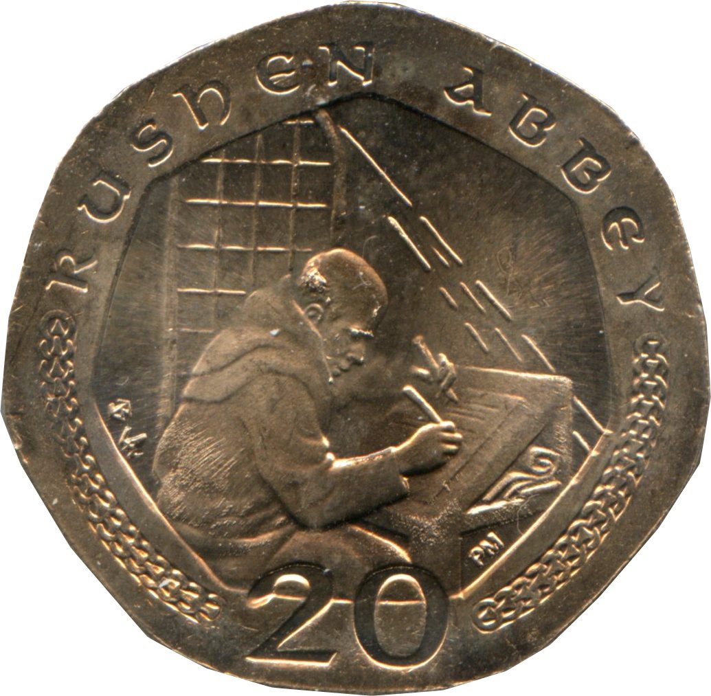 Isle of Man 20 Pence - Elizabeth II Rushen Abbey