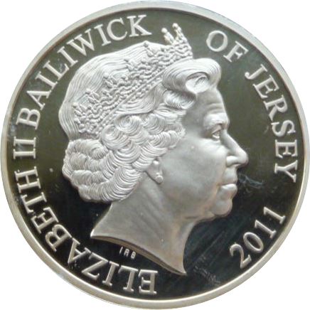 Jersey 50 Pence - Elizabeth II Diamond Jubilee obverse