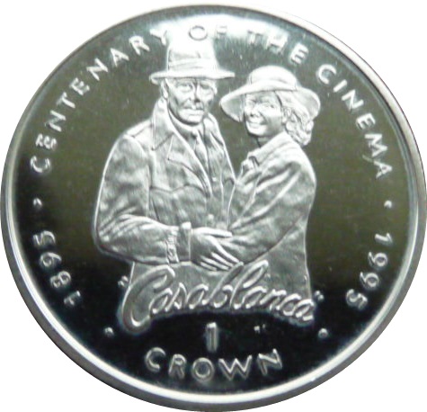 Gibraltar 1 Crown - Elizabeth II Casablanca reverse